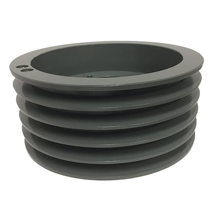 B&B Manufacturing Bushing 5 Groove V-Belt Pulley 25.35 inch OD 5B250E
